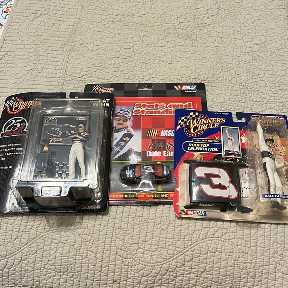 NWT Bundle of 3 Dale Earnhardt Collector Sets. Distributed in 1999 & 2000